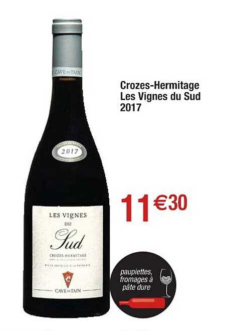 crozes-hermitage les vignes du sud 2017