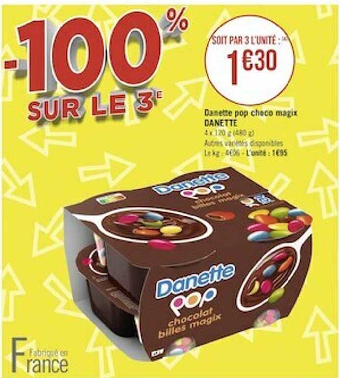danette pop choco magix danette