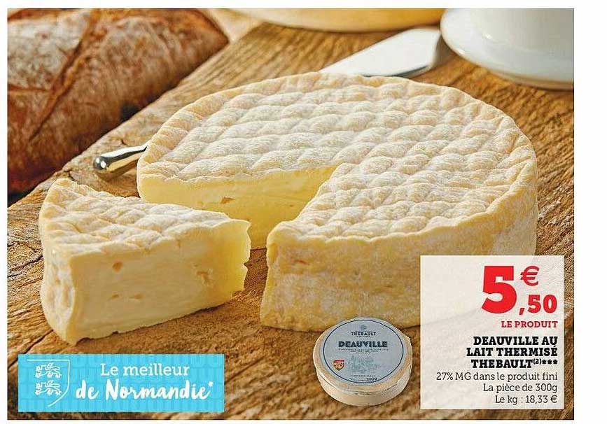 deauville au lait thermisé thebault