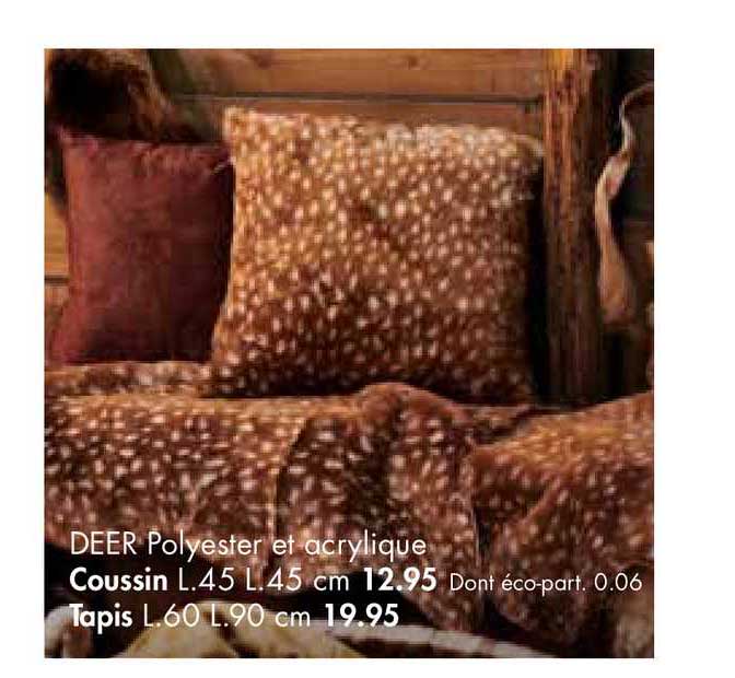 deer polyester et acrylique
