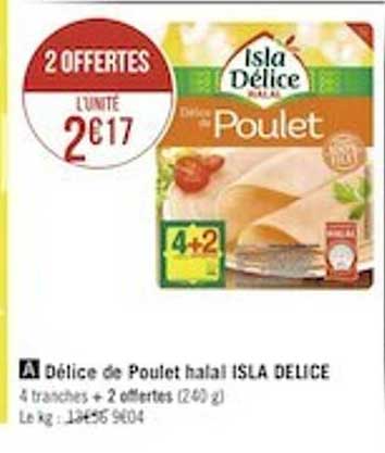 Délice De Poulet Halal Isla Délice