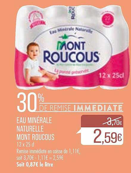 Eau Minérale Naturelle Mont Roucous