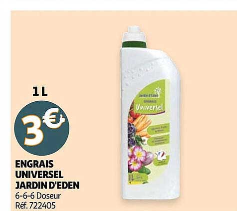 engrais unversel jardin d'eden
