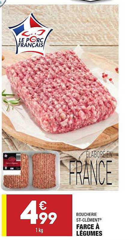 Farce à Légumes Boucherie St-clément