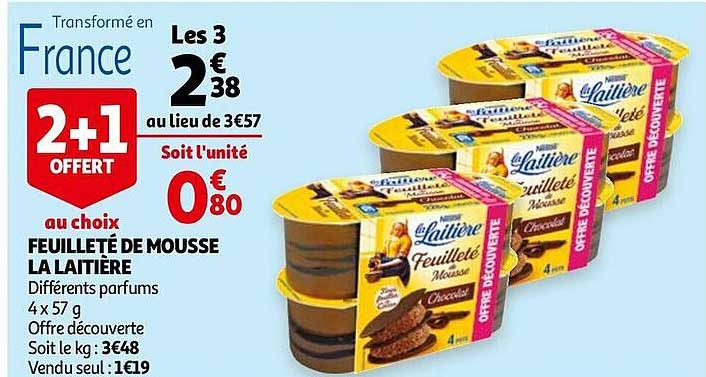 Feuilleté De Mousse La Laitière