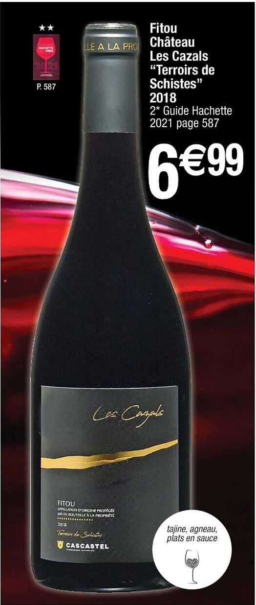 Fitou Château Les Cazals "terroirs De Schistes"