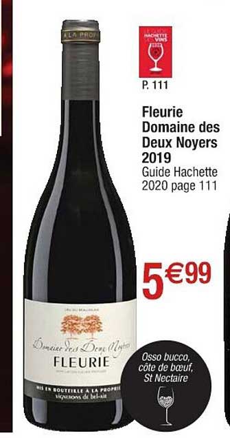 fleurie domaine des deux noyers 2019