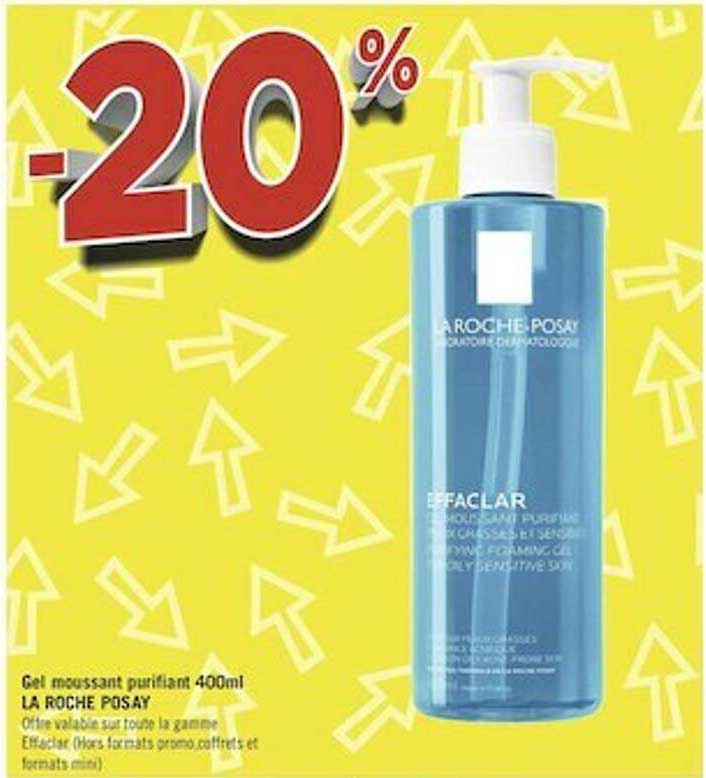 gel moussant purifiant 400 ml la roche posay