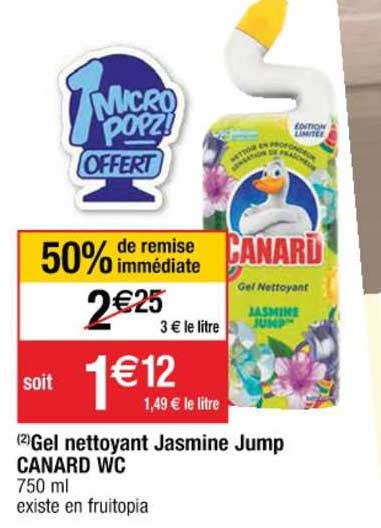 gel nettoyant jasmine jump canard wc