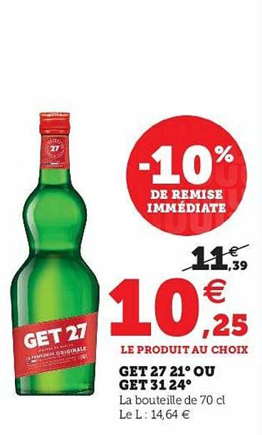 get 27 21° ou get 31 24°