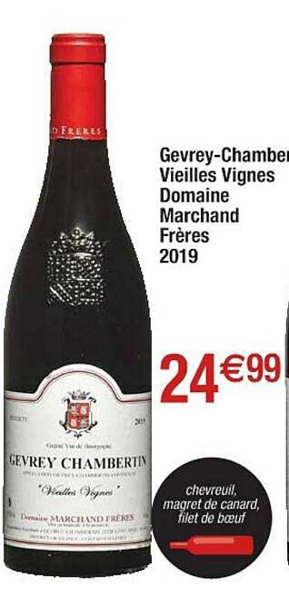 gevrey-chambertin vieilles vignes domaine marchand frères 2019