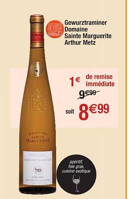 gewurztraminer domaine sainte marguerite arthur metz