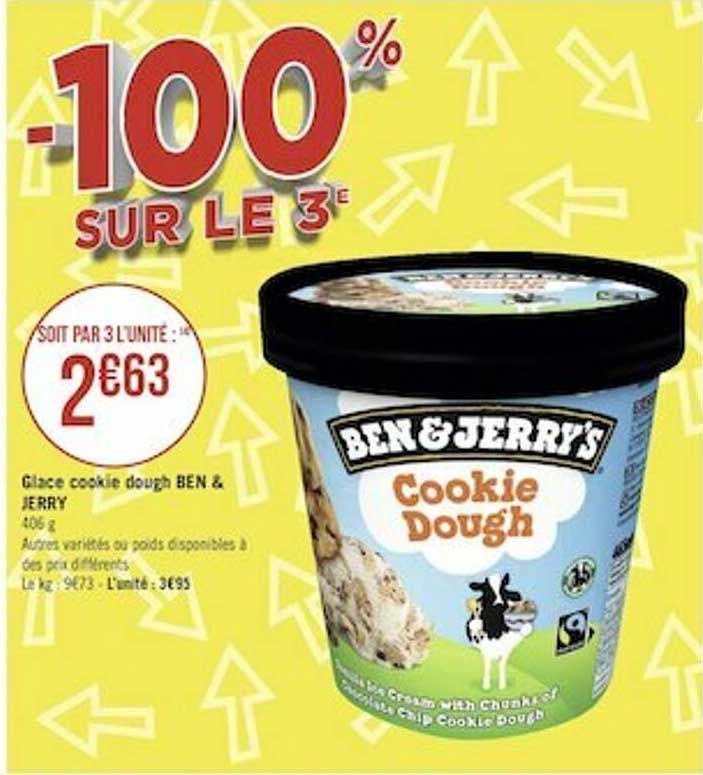 glace cookie dough ben & jerry