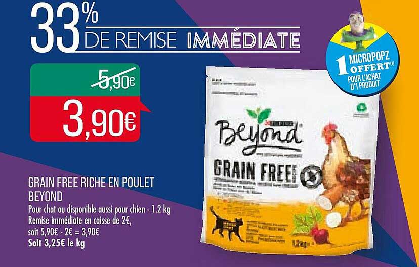 grain free riche en poulet beyond