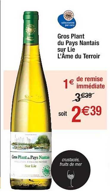 gros plant du pays nantais sur lie l'âme du terroir