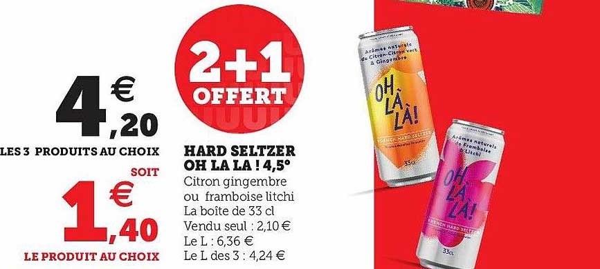 hard seltzer oh la la ! 4,5°