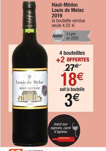 haut-médoc louis de melac 2019