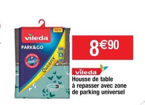 Housse De Table à Repasser Avec Zone De Parking Universel Vileda