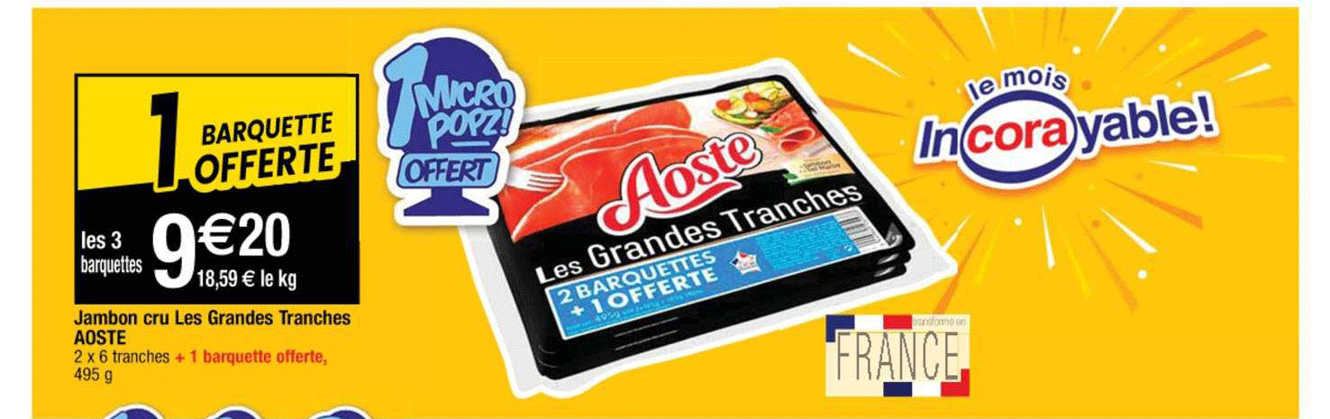 jambon cru les grandes tranches aoste