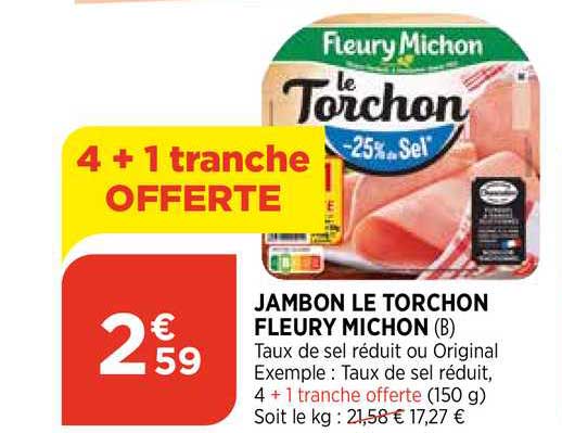 jambon le torchon fleury michon