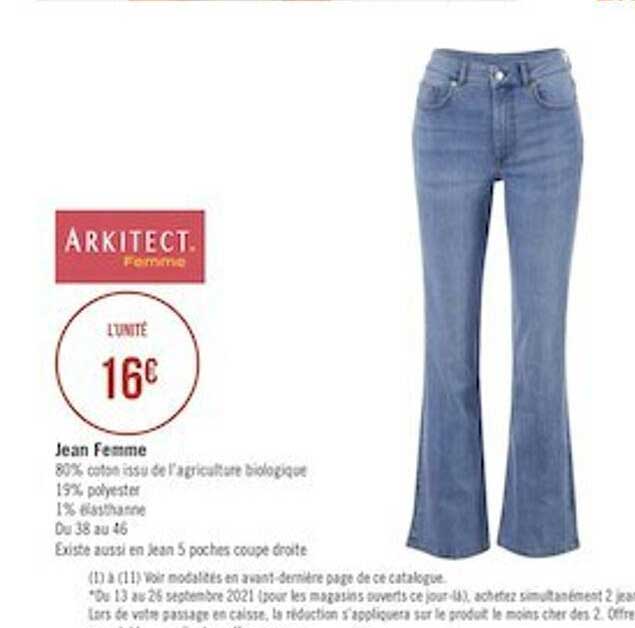 jean femme arkitect