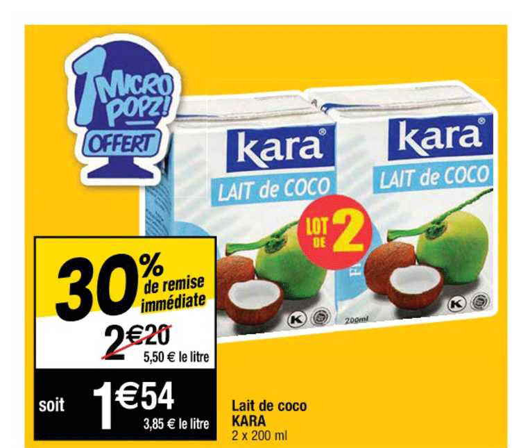 Lait De Coco Kara