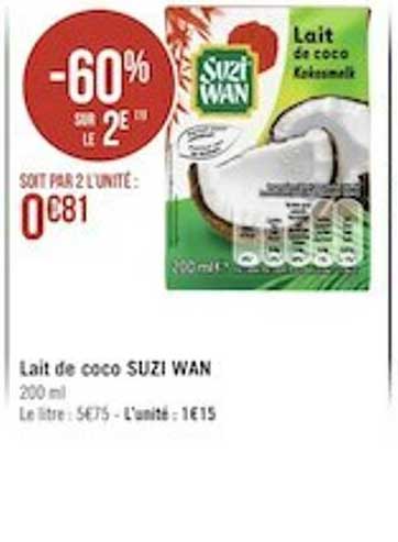 lait de coco suzi wan