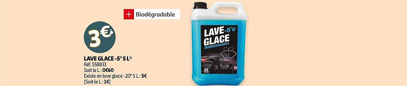lave glace -5° 5 l