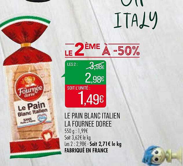 le pain blanc italien la fournée dorée