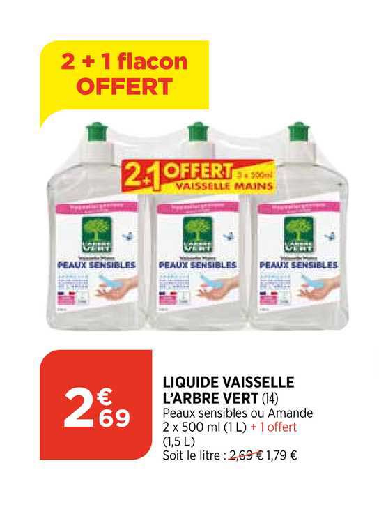liquide vaisselle l'arbre vert