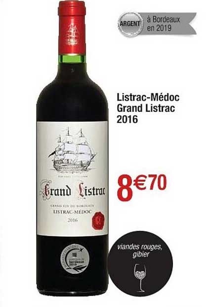 listrac-médoc grand listrac 2016