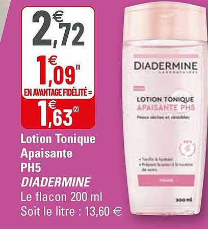 Lotion Tonique Apaisante Ph5 Diadermine