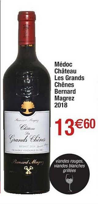 médoc château les grands chênes bernard magrez 2018