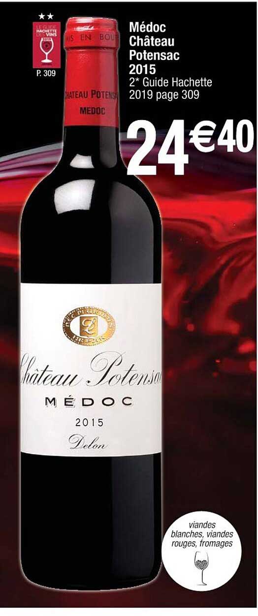 médoc château potensac 2015
