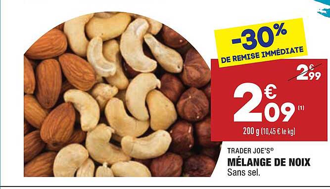 mélange de noix trader joe's