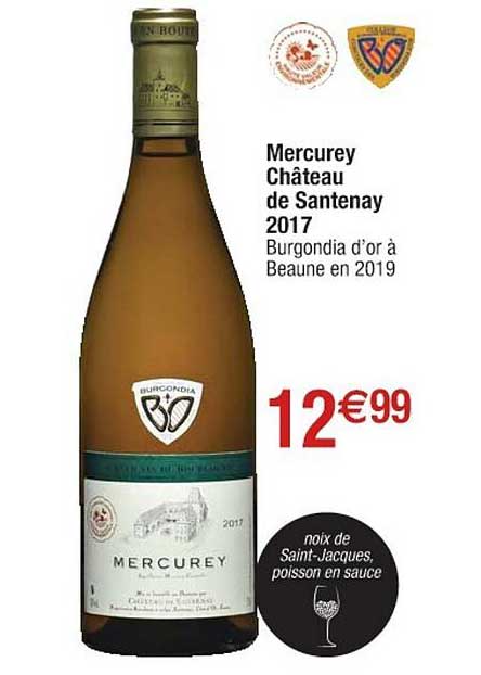 Mercurey Château De Santenay 2017