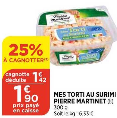 Mes Torti Au Surimi Pierre Martinet
