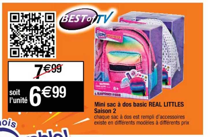 mini sac à dos basic real littles saison 2