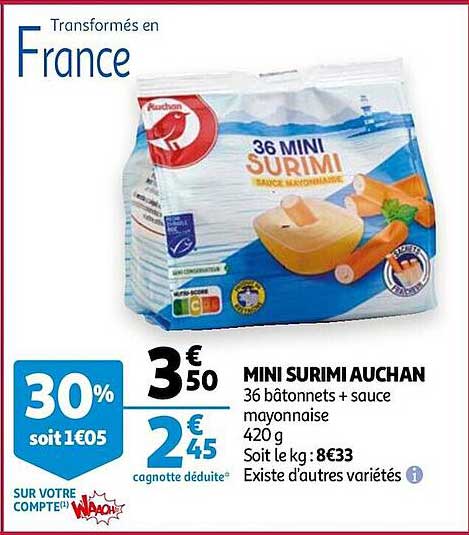 Mini Surimi Auchan
