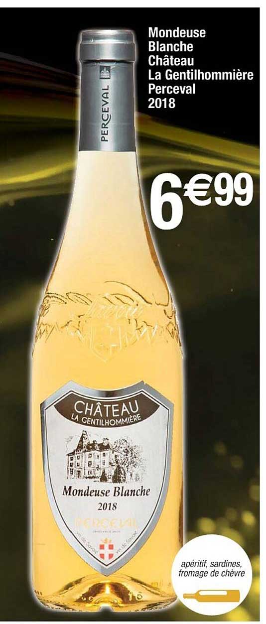 mondeuse blanche château la gentilhommière perceval 2018