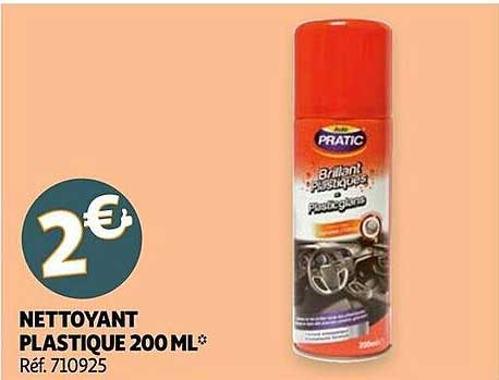 nettoyant plastique 200 ml pratic