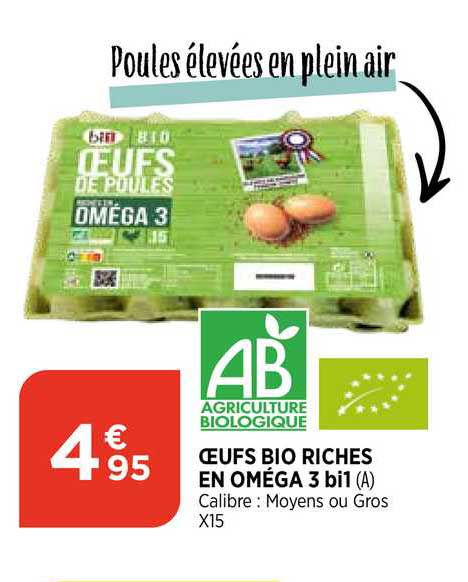 oeufs bio riches en oméga 3 bi1