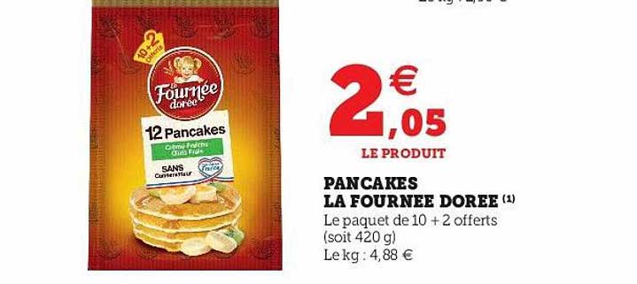 pancakes la fournée dorée