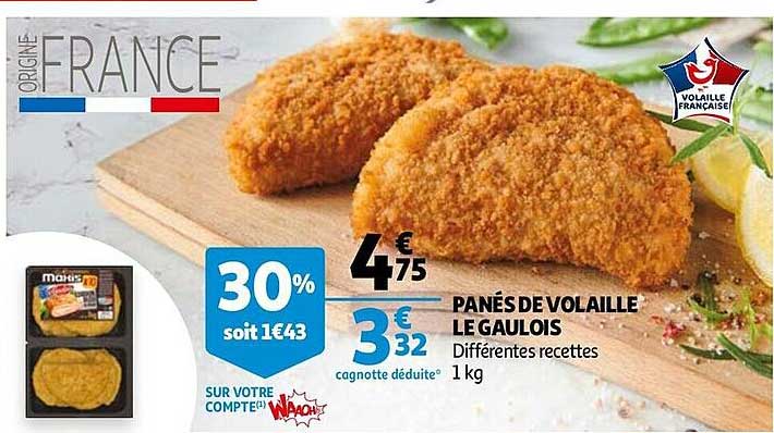 Panés De Volaille Le Gaulois