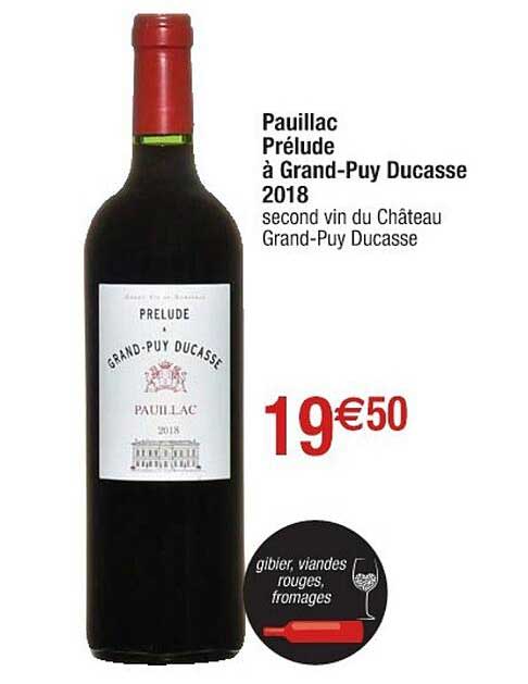 pauillac prélude à grand-puy ducasse 2018