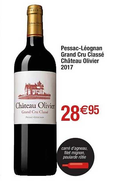 pessac-léognan grand cru classé château oliver 2017