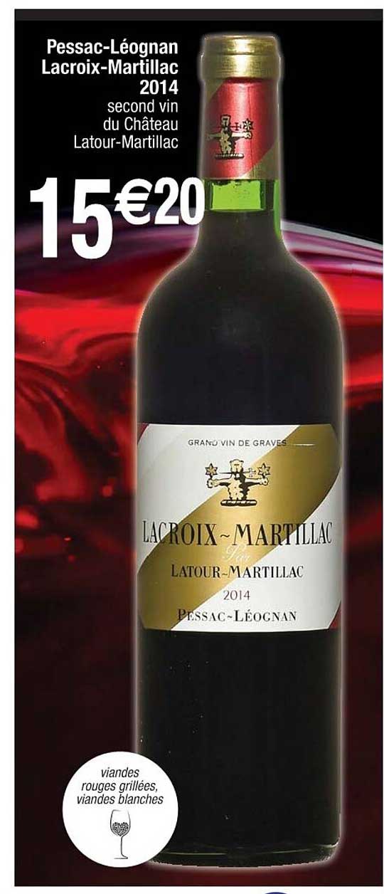 pessac-léognan lacroix-martillac 2014