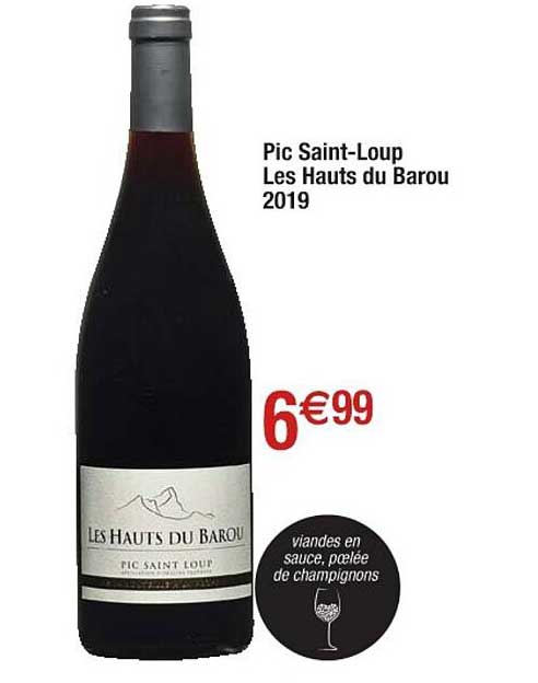 pic saint-loup les hauts du barou 2019