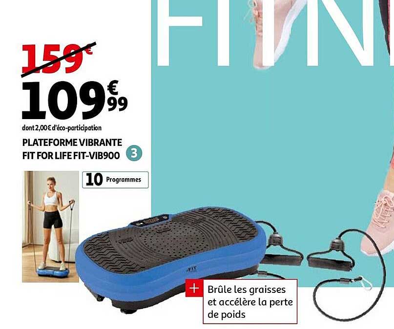 plateforme vibrante fit for life fit-vib900