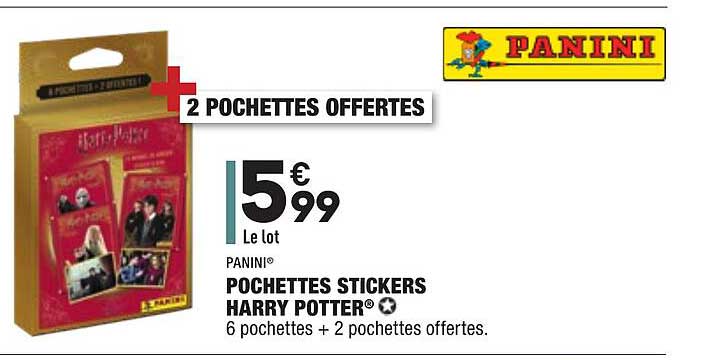 pochettes stickers harry potter